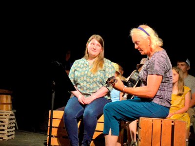 Eva Hopkins, left, and Tommy Lamont. PHOTO: AMANDA LaBELL