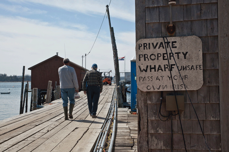 A working pier in Jonesport. FILE PHOTO: LESLIE BOWMAN