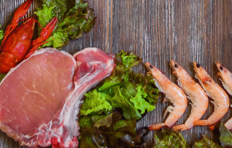 Seafood vs. meat