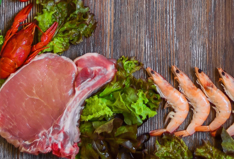 Seafood vs. meat