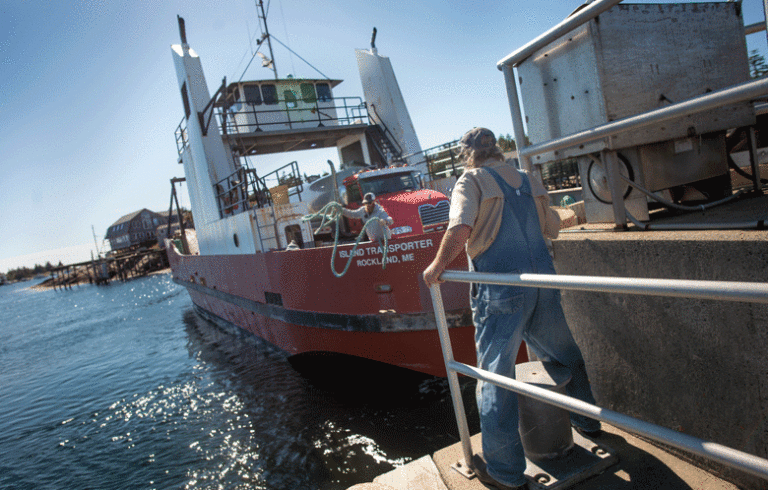 Island Transporter lands on Matinicus.