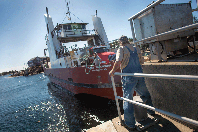 Island Transporter lands on Matinicus.