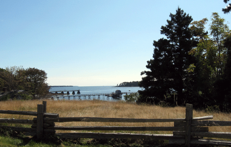 A view of Somes Sound on Mount Desert Island.