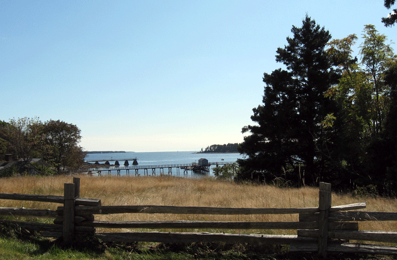 A view of Somes Sound on Mount Desert Island.