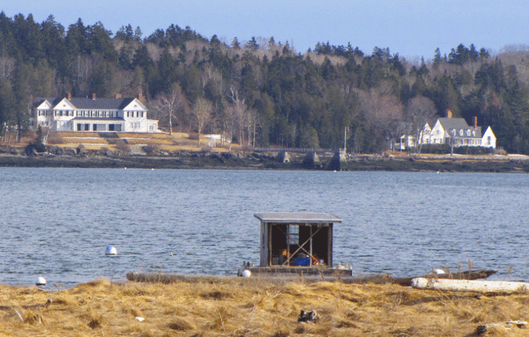 A view of Gilkey Harbor on Islesboro.