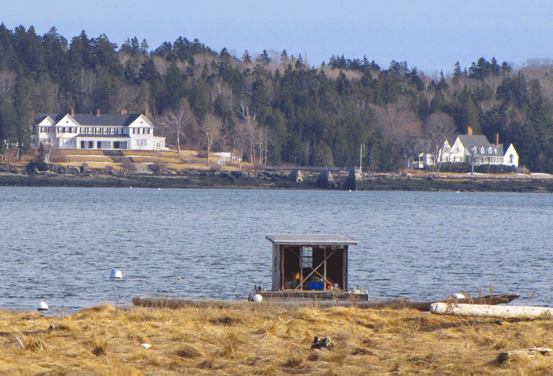 A view of Gilkey Harbor on Islesboro.