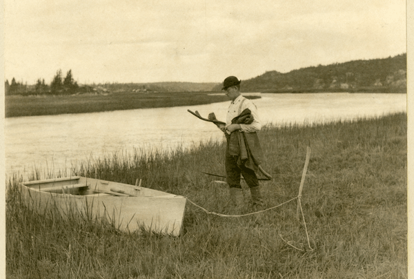 Emma D. Sewall’s photo of a “remote bay north of Phippsburg Center” (between 1883-1900). PHOTO: COURTESY MAINE MARITIME MUSEUM