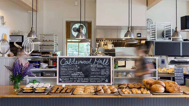 The counter at Calderwood Hall. PHOTO: COURTESY CALDERWOOD HALL