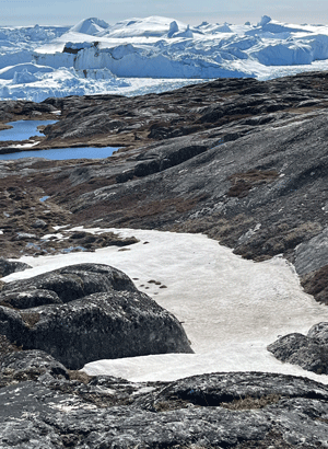 A view of a glacier. PHOTO: PETER NEILL