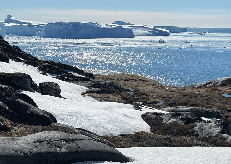 A view of Greenland's glacial landscape. PHOTO: PETER NEILL