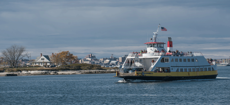 The Machigonne II on its way to Peaks Island. FILE PHOTO: MICHELE STAPLETON