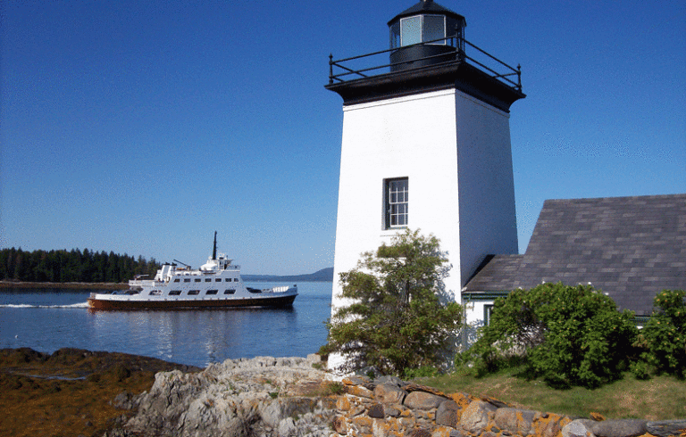 The Grindle Point Lighthouse on Islesboro.