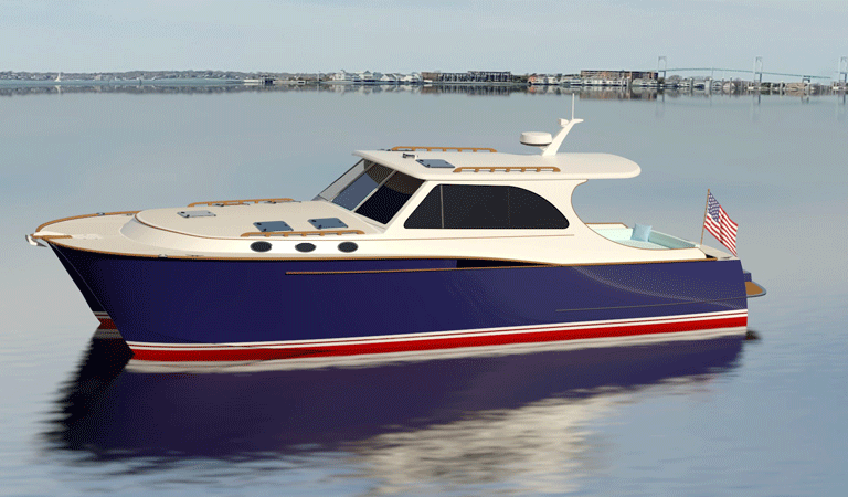 Front Street Shipyard's multihull boat is still in the design process.