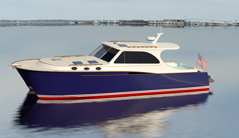 Front Street Shipyard's multihull boat is still in the design process.