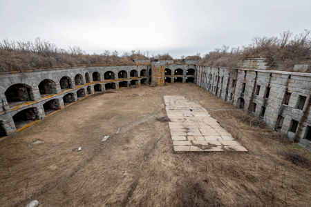 A view of the yard.