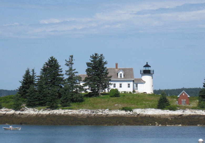 Lighthouse off Little Deer Isle. FILE PHOTO: TOM GROENING