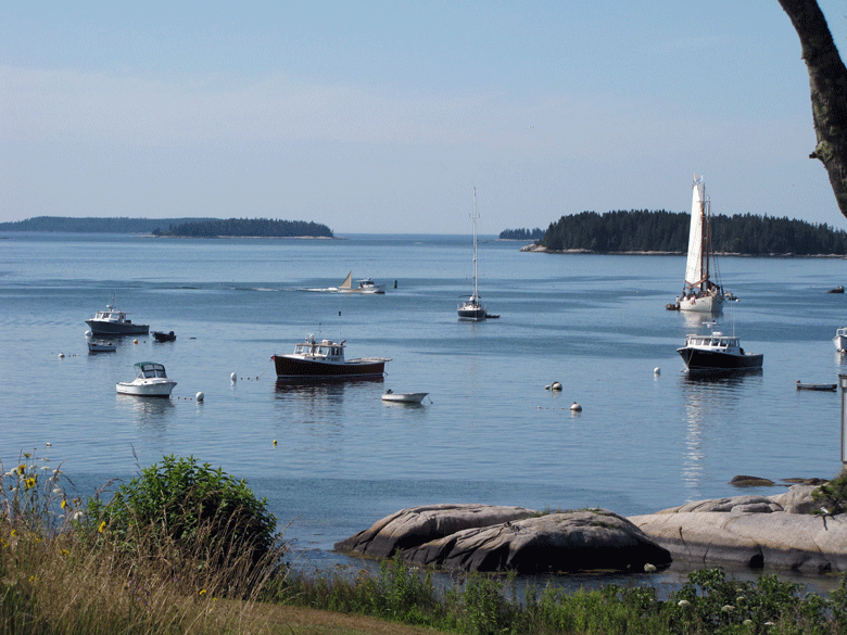 A summer scene off Stonington. FILE PHOTO: TOM GROENING