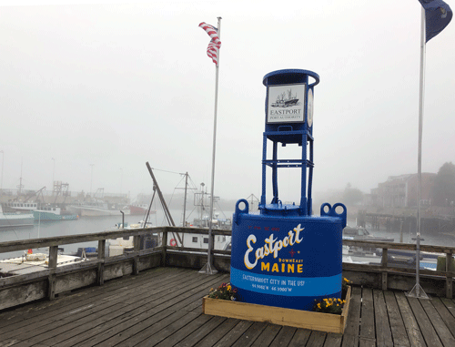 Eastport’s buoy on a foggy day in August. PHOTO: TOM GROENING