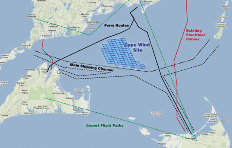 Cape Wind map