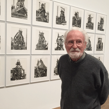 John Wissemann at an exhibition of Bernd and Hilla Becher at the Tate Modern in London, December 22, 2015. PHOTO: MELANIE ESSEX