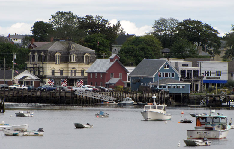 Vinalhaven's downtown as seen from the water. FILE PHOTO: TOM GROENING