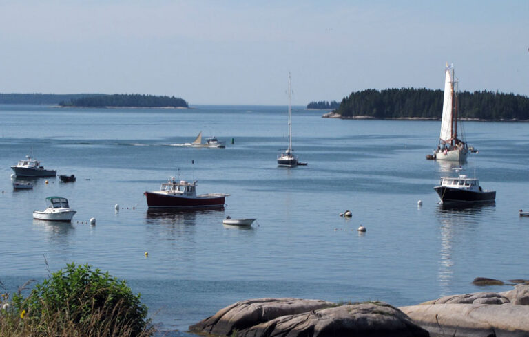 Boats off Stonington. FILE PHOTO: TOM GROENING