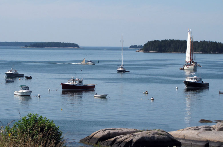 Boats off Stonington. FILE PHOTO: TOM GROENING