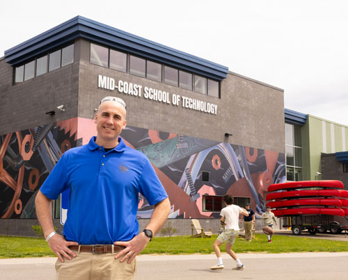 Robert Deeetjen, director of the Mid-Coast School of Technology.