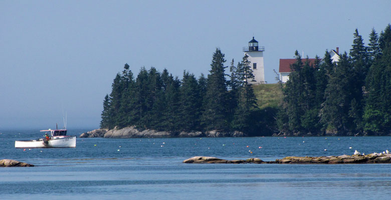 A summer scene on Swan's Island. FILE PHOTO: TOM GROENING