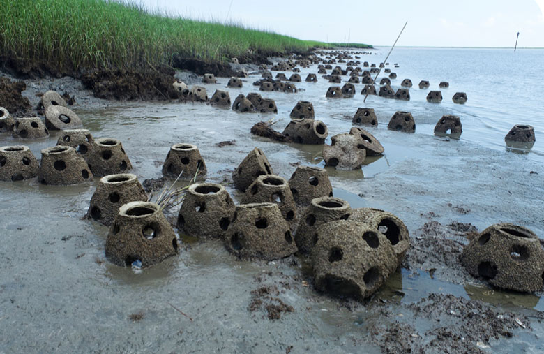 An artificial reef.