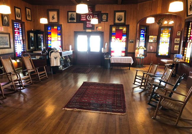 The great room at the Fifth Maine Museum. PHOTO: TOM GROENING