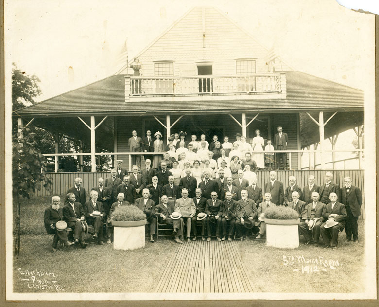 The Fifth Maine gathers for a reunion in 1912. PHOTO: COURTESY FIFTH MAINE MUSEUM