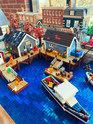 Detail of the town’s working waterfront. PHOTO: COURTESY COLBY ADOLPHSEN
