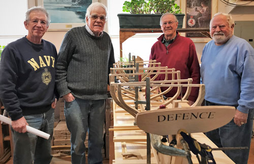 From left, Steve Brookman, David Wyman, Donald Small, and Dick Anderson.