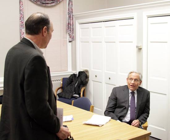 My audience with Bob Woodward of the Washington Post.